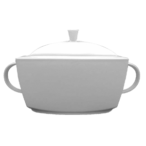 Супница «Виктория»;фарфор;2,7л;,H=19,L=31,B=19,5см;белый в Твери