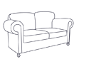 Диван двухместный «Честерфилд» в Твери