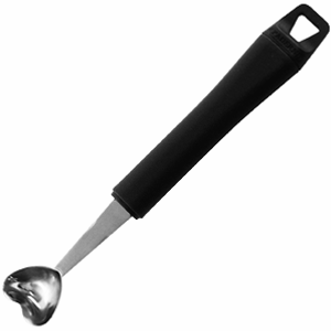Нуазетка «Сердце»;сталь,полипроп.;D=23/23,H=10,L=190мм;черный в Твери