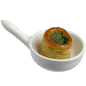 Кокотница;фарфор;60мл;D=62,L=95мм;белый в Твери